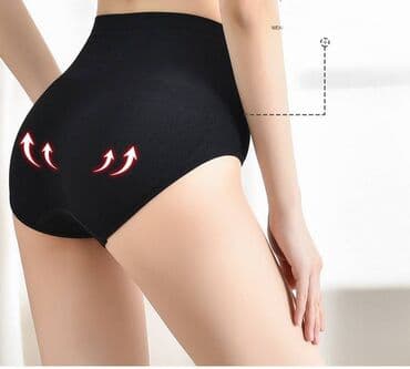 женские турси: Эластичные трусики с контролем живота, однотонные трусики с подтяжкой — 1