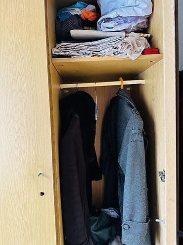 шванери: Шифоньер, шкаф для одежды, Прямой, ЛДСП — 3