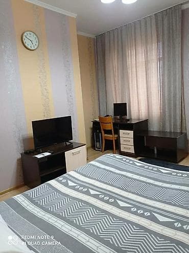 гостиница центр бишкек: 1 комната, Душевая кабина, Постельное белье, Кондиционер — 7