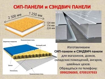 Металлочерепица: СИП-панели и сендвич панели, представляют собой строительный материал — 8