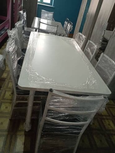 кухонный стол и стулья купить недорого: Кухонный стол и стул, Новый, Самовывоз, цвет - Коричневый — 2