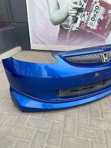 решетка фит: Бампер Honda, Б/у, Оригинал — 2