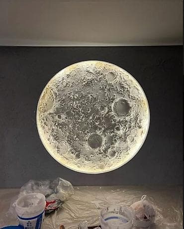 Другой декор и предметы интерьера: Луна на интерьере. декор стен. 3д понели на заказ — 4