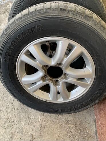 купить диски на машину бу: Колеса в сборе R 18, Зима, Б/у, Комплект, Внедорожные (АТ/МТ) — 4
