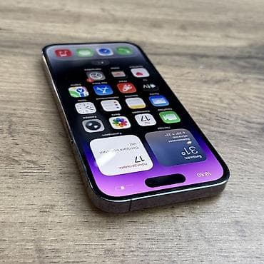 iphone 5c: IPhone 14 Pro, Б/у, 256 ГБ, Deep Purple, Защитное стекло, Чехол, 100 % — 10
