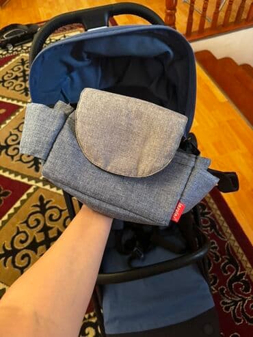 бебизен йойо 2 коляска: Коляска, цвет - Голубой, Б/у — 8