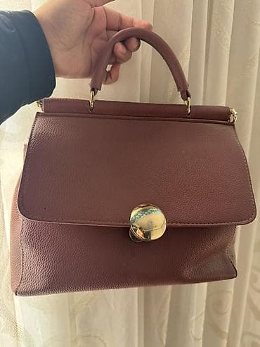 michael kors сумка оригинал: Женская сумка-тоут/сумка-топхэндл бордового цвета - Материал — 1