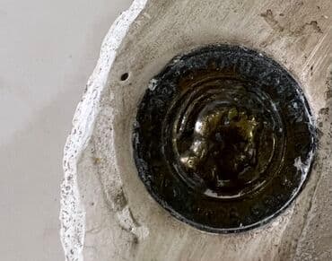 статуя: Настоящий очень старый сувенир с Греции сделан из глины — 5