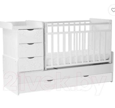 Детская кровать трансформер, Другой тип, цвет - Белый