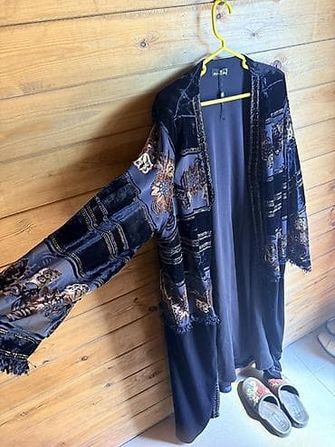 Личные вещи: Кардиган, Бархат, Длинная модель, Лето — 3