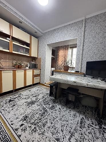 osh flat: 1 комната, 40 м², 7 мкр Индивидуалка, 12 этаж, Евроремонт — 1
