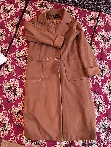 Пальто: Пальто, Классика, Осень-весна, Длинная модель, M — 1