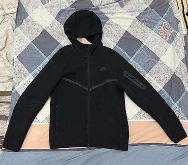 nike tech flecce: Оригинальный мужской Nike Tech Fleece с молнией по всей длине и — 1