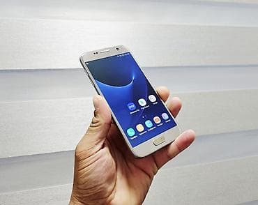 Техника жана электроника: Samsung Galaxy S7, Колдонулган, 32 ГБ, түсү - Алтын, 1 SIM — 9