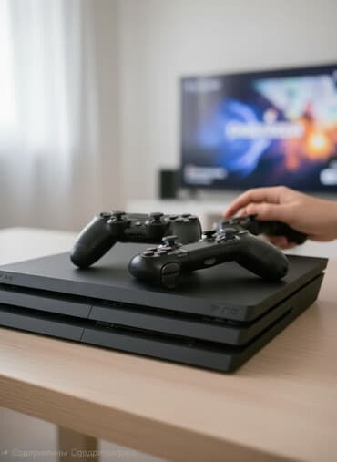 Продаю плестейшен 4 про со всем Полный комплект PlayStation 4 Pro: -