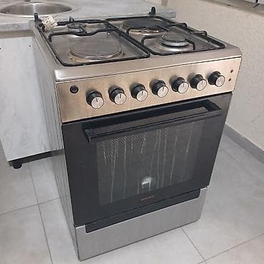 Кухонная плита комбинированная (газ + электричество) - Варочная