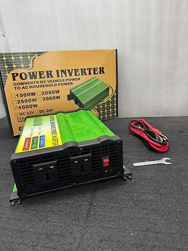 инвертор 12: Инвертор напряжения 12 В DC → 220 В AC, 4000 Вт (модифицированная — 7