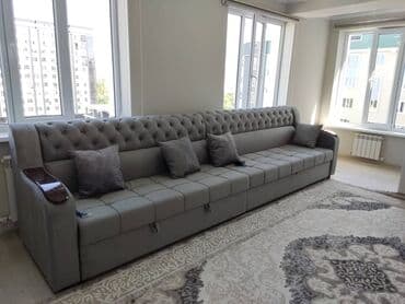 2х комнатные квартиры в бишкеке: 2 бөлмө, Душ кабинасы, Кондиционер, Унаа токтотуучу жай — 3