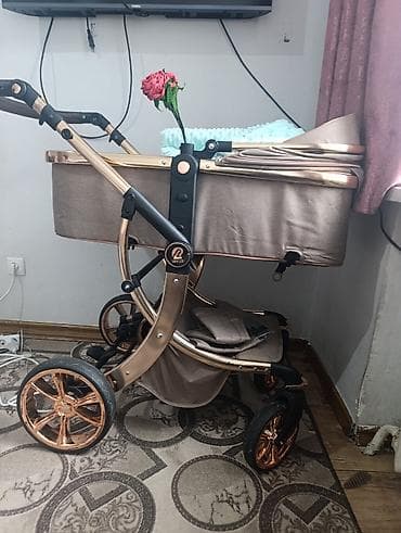 easywalker charley: Коляска, цвет - Коричневый, Б/у — 1