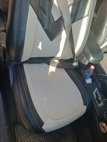 автомобильные сиденья бу: Чехлы Экокожа, С подушкой, цвет - Бежевый, BMW, Б/у, Самовывоз — 3