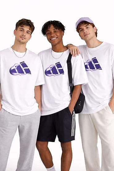 футболка adidas: Adidas футболки ОРИГИНАЛ ЛИМИТИРОВАННАЯ ЛИНЕЙКА - Материал — 1