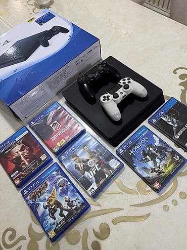 alien: 🎮PlayStation 4 Slim — идеальное состояние! 🎮 Продаётся полностью — 2