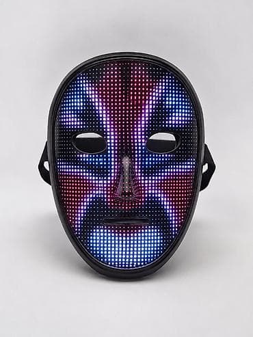 pixel чехол: LED-маска Shining App Mask - Полноцветная светодиодная панель по всей — 1