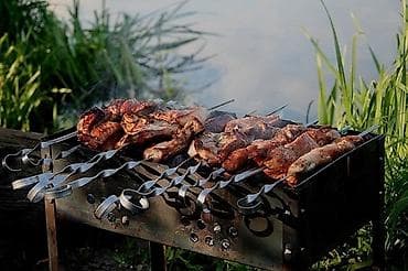 Выездные банкеты: Мангал складной На прокат удобный складной мангал в аренду мангалы — 1