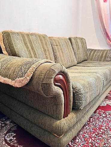 кресло ош: Ашкана үчүн жумшак бурчек, Колдонулган, Өзү алып кетүү, түсү - Жашыл — 7