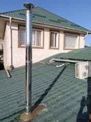 отопительные газовые котлы: Монтаж дымоходов на крыше и через дом Услуги по дымоходам для частных — 30