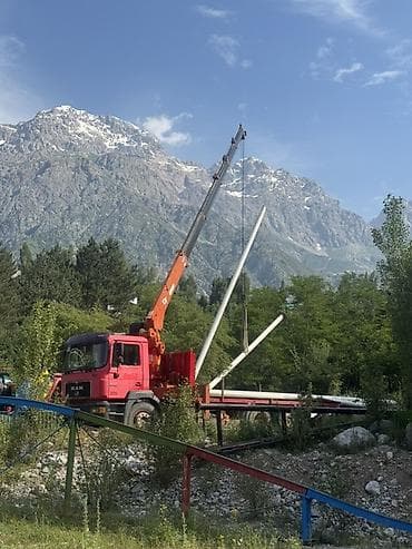 экскаватор кемин: Услуги манипулятора/кран-борта MAN - Подъём и монтаж — 8