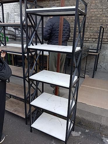 сеточные полки: Металлические стеллажи в наличии и на заказ собственное производство — 9