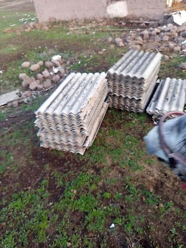 страпила бу: Шифер, Асбестоцементный, Мелковолновой, Б/у — 3
