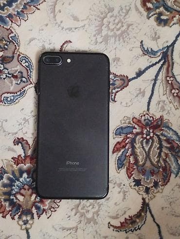 айфон 7 с: IPhone 7 Plus, Б/у, 128 ГБ, Black Titanium, Зарядное устройство, 100 % — 1
