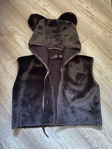 Детский костюм мишки жилет с капюшоном