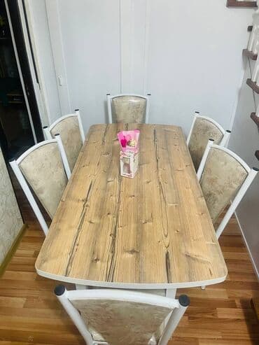 кухонный стол и стулья купить недорого: Кухонный стол и стул, Новый, Самовывоз, Платная доставка — 4