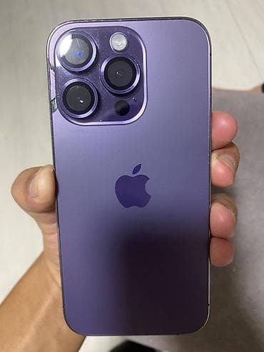 IPhone 14 Pro, Б/у, 128 ГБ, Deep Purple, 85 % at lalafo.kg IPhone 14 Pro, Б/у, 128 ГБ, Deep Purple, 85 %