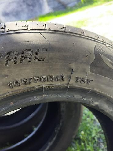 kia stinger 3 3: Шины 155 / 70 / R 13, Лето, Б/у, Комплект, Легковые — 2