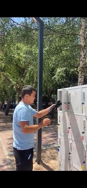 мебель исфана: Кийим чечүүчү жай үчүн шкаф, Темир — 3