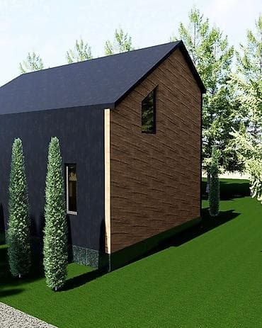 нижний чуй: Современный двухэтажный дом-шале с панорамным остеклением и террасами — 8