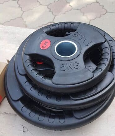 гантели для начинающих дома: Заводские трёхваттные резиновые блины ⚫️ ▫️Высшего сорта ️️️ — 1