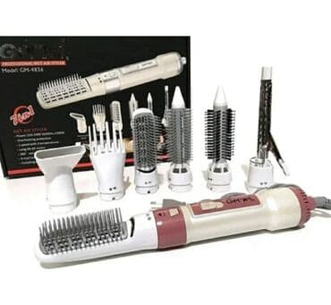 мини фен: Воздушный фен-щетка стайлер для волос Professional Hot Air Styler — 1