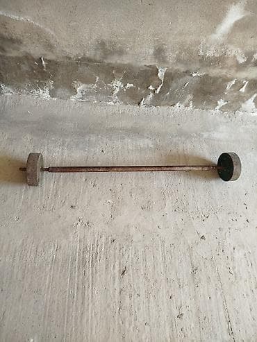 tech deck: Самодельная штанга (гриф с грузами) - Материал: стальной прут — 2