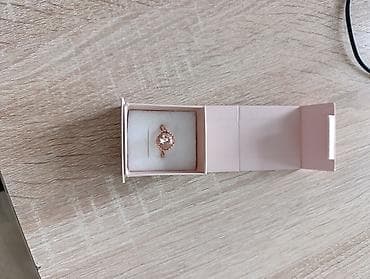 украшения для девушек: Набор бижутерии и колец 1) Серебристое кольцо с крупным прозрачным — 2