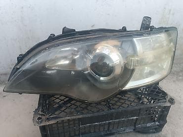 Передняя левая фара Subaru 2004 г., Б/у, Оригинал, Япония