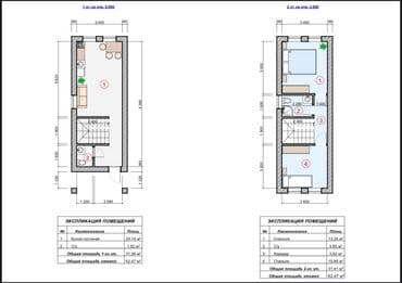 дом на рассрочку бишкек: Таунхаус, 115 м², 4 комнаты, Агентство недвижимости, ПСО (под самоотделку) — 15