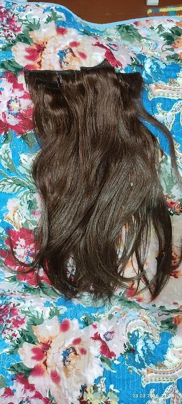 заколка резинка для волос: Аксессуар для волос, Парик, Женские, Материал: Текстиль, Новый — 1