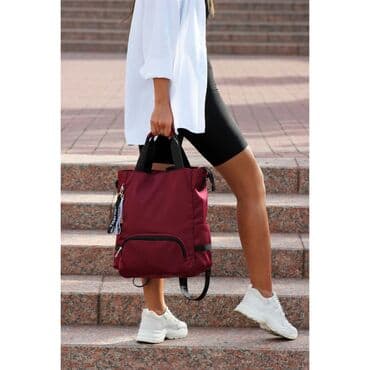 сумки для ноутбуков golla: Сумка-рюкзак Tigernu T-S8169 Бордо Арт. 3387 Материал Полиэстер, из — 7