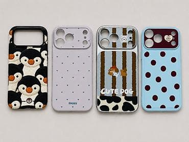 Чехлы на iPhone 17 Pro Max 🩷 В наличии 4 дизайна: 🐧 Пингвины —
