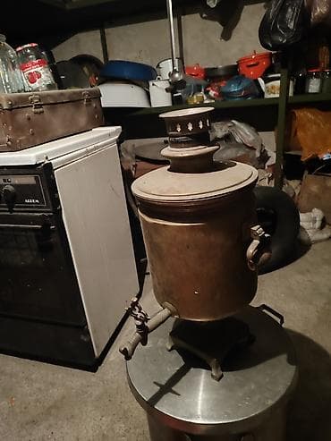 ra 1: Самовар из латуни около 8-10 литров — 1